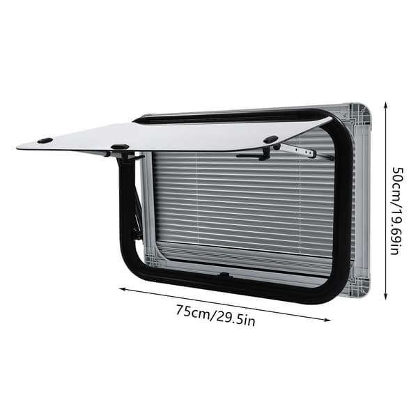 RV-fönster, ventilationsdesign, integritetsskydd inkluderat,MULTI