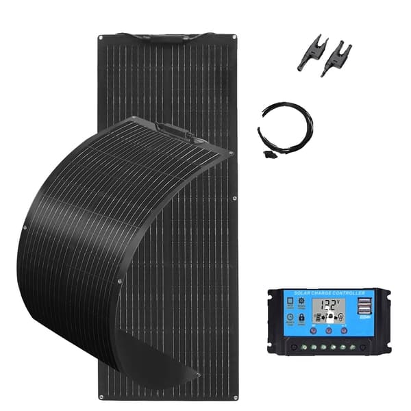 Solpanelkit, 160W Strøm, Fleksibelt Design,160W solarkit B