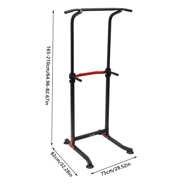Dip Stativ, Justerbar Højde, 150kg Kapacitet,sort