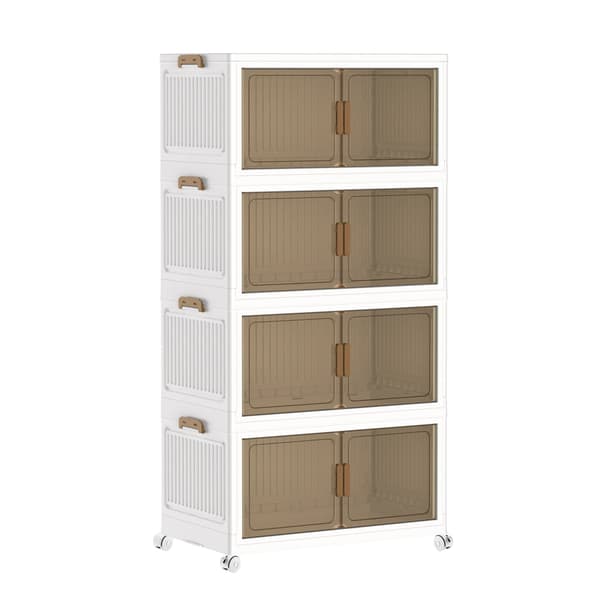 Opbevaringsboks, Foldbart Design, Holdbart Materiale,4 niveau