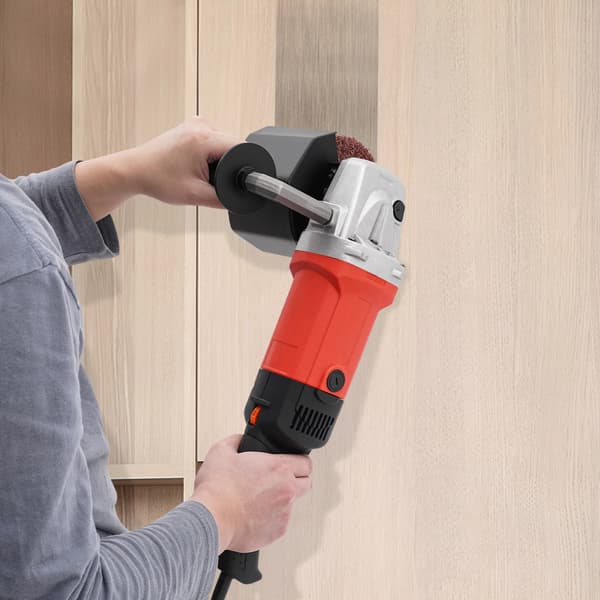Elektrisk Borstmaskin, 2200W Effekt, Justerbar Hastighetskontroll,Röd