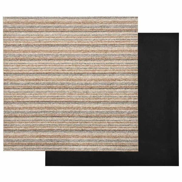 Modulära Mattplattor, Polypropen, Enkel Installation,0.5M, Beige