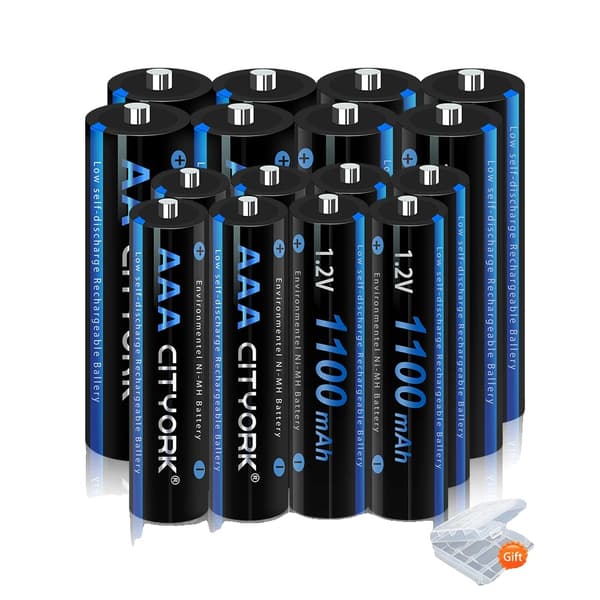 Genopladeligt Batterisæt, LCD Oplader, Høj Kapacitet,8AA 8AAA