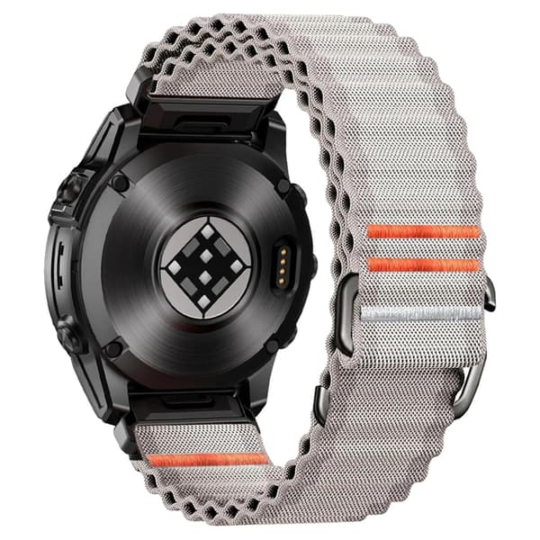 Urrem, Nylonmateriale, Kompatibel med Garmin-ure,b-StarLight, QuickFit 26mm