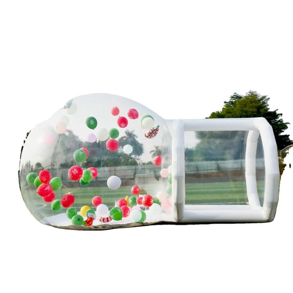 Oppustelig Boblehus, Holdbart PVC, Plads til 5-12 Personer,10ft