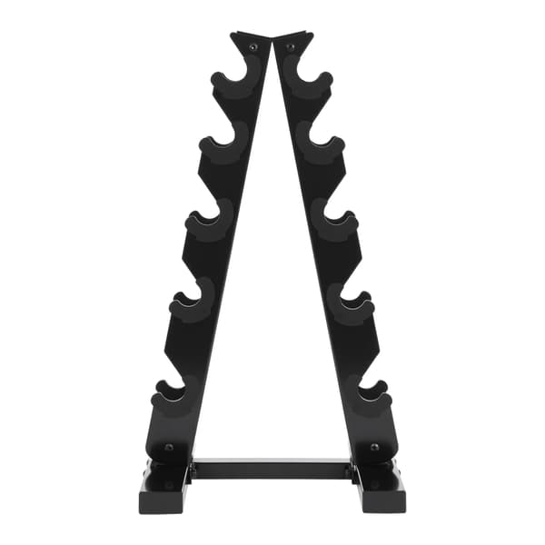 Hantelställ, 5-nivådesign, stöder 100 kg,svart