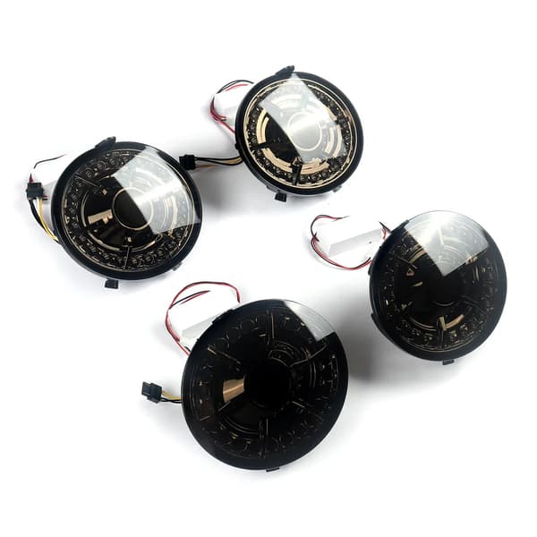 Bakljusmontering, LED-teknik, Hållbar design,4st