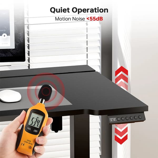 Elektrisk Højdejusterbart Skrivebord, Dobbelt Motor System, Ergonomisk Design,ACGAM JSD5-A1-02