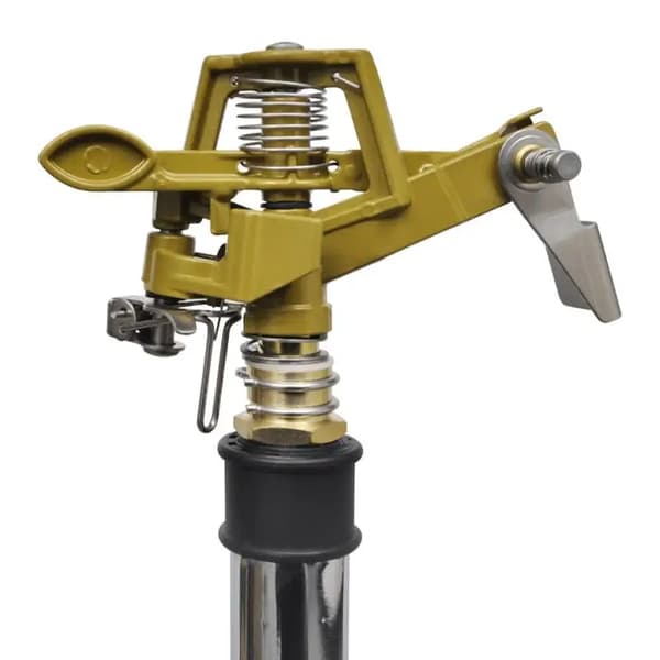 Sprinkler, Justerbar Højde, 5-Position Spray,sort