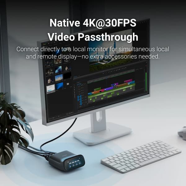 Fjärr KVM, Wi-Fi 6, 4K Streaming, GL-RM10