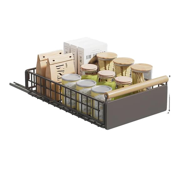 Utrækkelig Opbevaringskurv, Justerbart Design, Holdbart Materiale,1Pc S