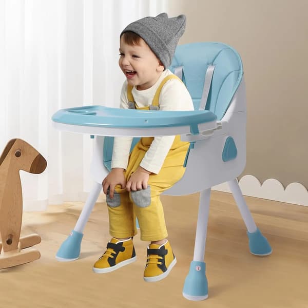 Babystol, Justerbart Bakke, Sikkerhedsseler,lys grøn