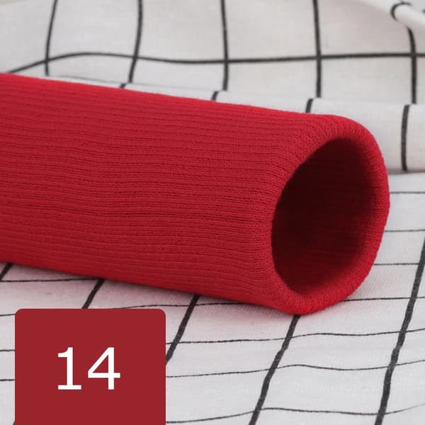 Stickade tygmanschetter, elastiskt stretchmaterial, sytilbehör,14, 35x7cm