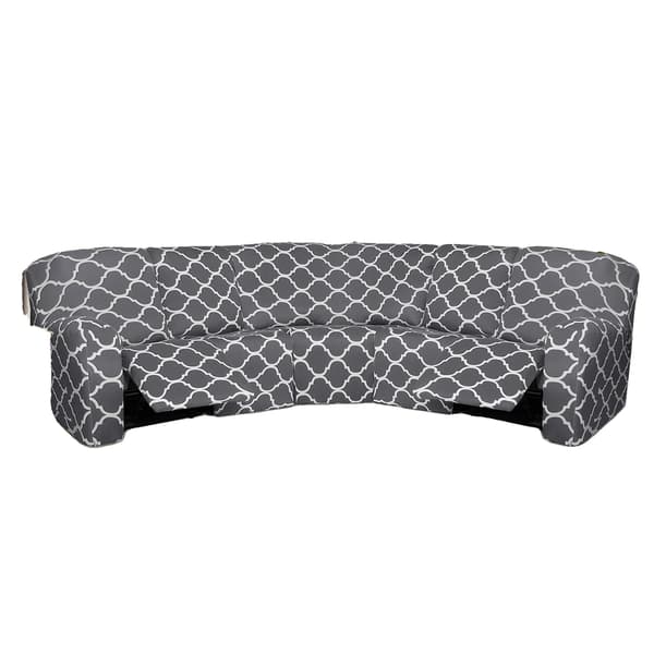 Lænestol Sofa Covers, Blødt Materiale, Skridsikker Design,Lys grå