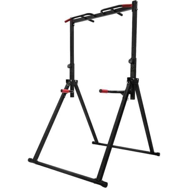 Pull-Up Bar, Justerbar Højde, Holdbar Stål Konstruktion,sort