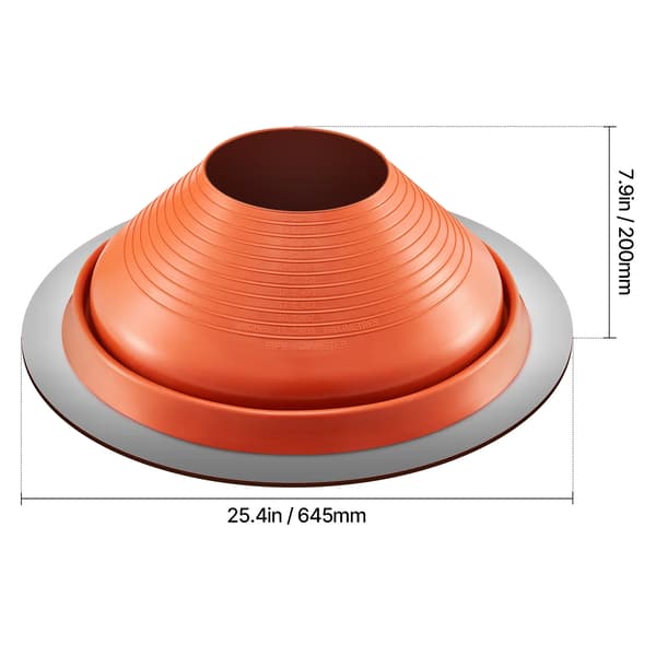 Takrörsgenomföring, EPDM-material, väderbeständig,1st 19in