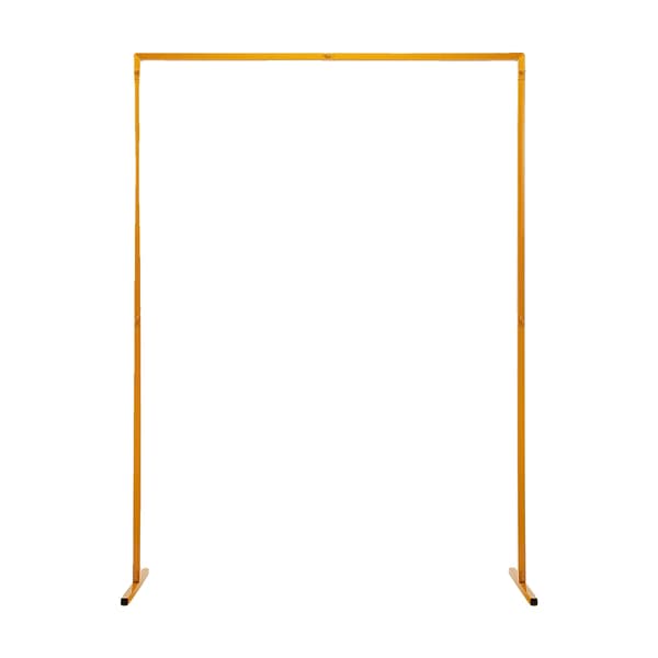 Bröllopsbåge Ställning, Justerbar Höjd, Elegant Design,L, Gul