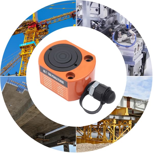 Hydraulisk Jack, 20T Kapacitet, Kompakt Design,orange
