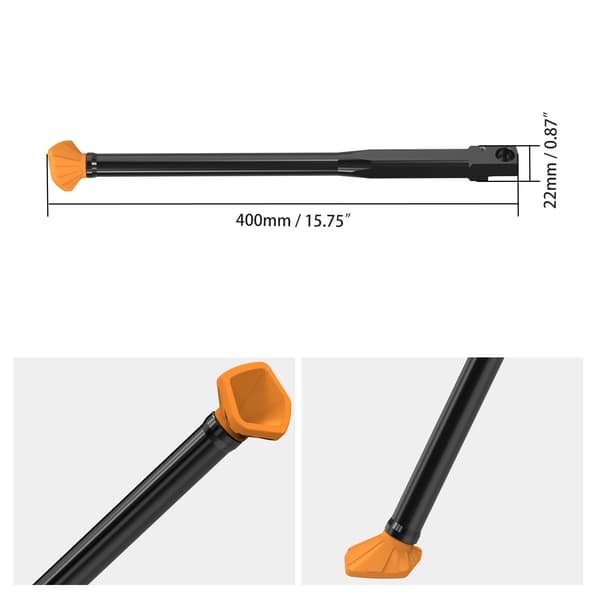 Kickstand, Holdbart Aluminium, Nem Installation,BLO