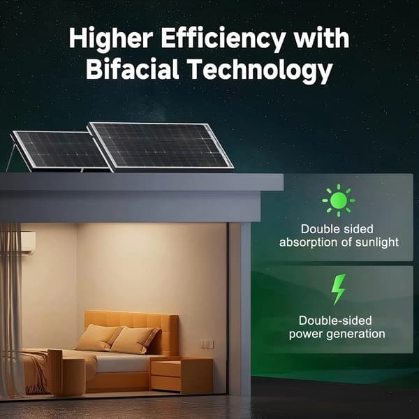 Solpanel, Hög Effektivitet, Mångsidig Installation,1PCS   120W