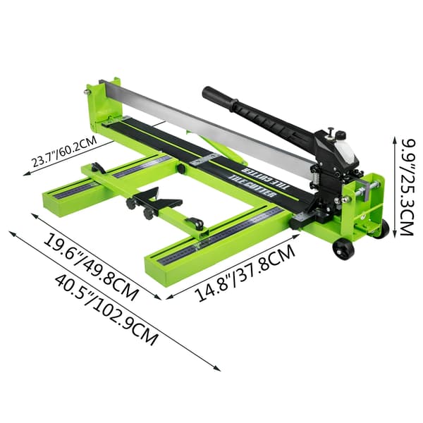 Kakelskärare, kraftig stålram, precisionsskärguide,0.8m