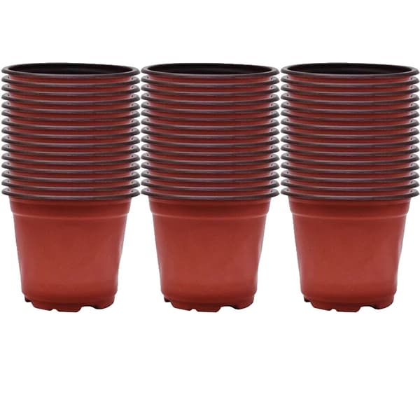 Plantepotter, Holdbart Plastik, Optimal Dræning,60PCS
