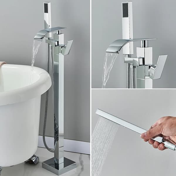 Badkarskran, Handdusch, Nutida Design,Krom