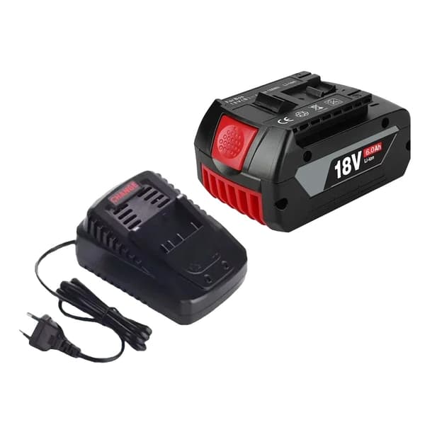Lithiumbatteri, 18V, 6000mAh kapacitet,6.0AHx1-LaderX1