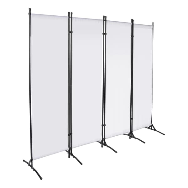 Rumsavdelare, Fällbar Design, Modern Stil,Vit