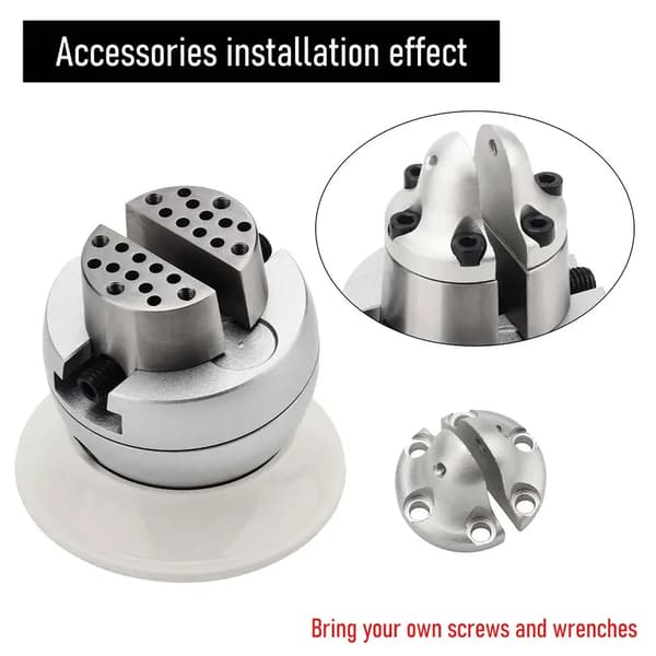 Smykkev vise, 360° rotation, præcisionsgreb,Bold Vise Sæt