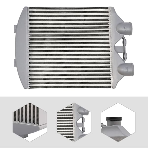 Intercooler, Aluminiumlegering, Effektiv Värmeavledning,GRÅ