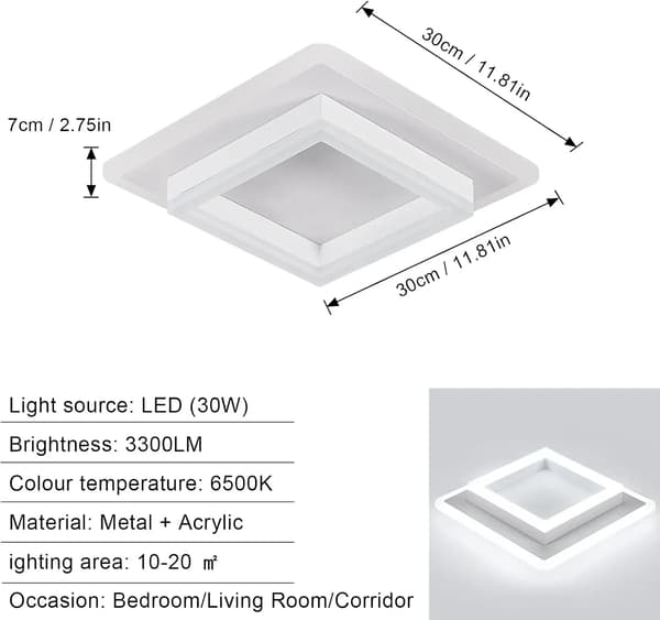 Loftlampe, Moderne Design, Energi Effektiv,HVID