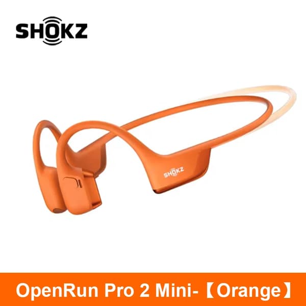 Sporthörlurar, Bluetooth-anslutning, Brusreducerande mikrofon,OpenRun Pro 2 Mini Orange