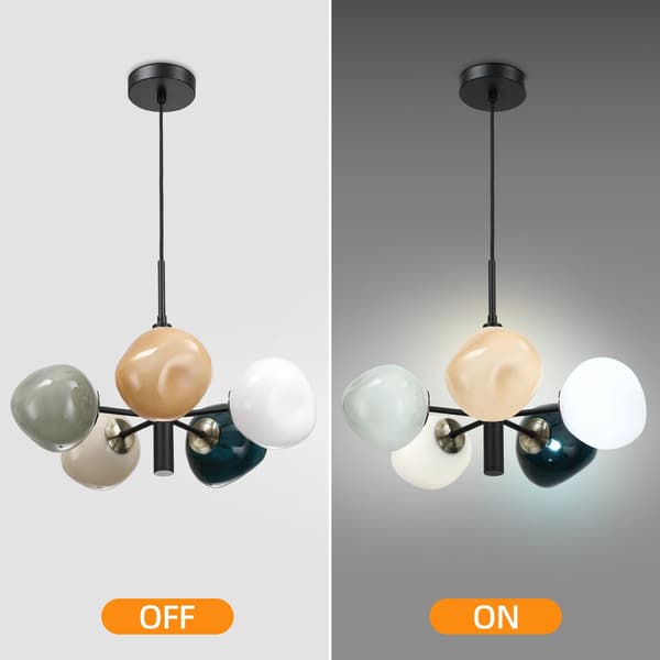 Pendellampe, Moderne Design, Fem Lyskilder,MULTI