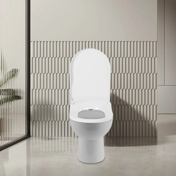 Bidettoalettstol, Dubbelmunssystem, Ergonomisk Design,VIT
