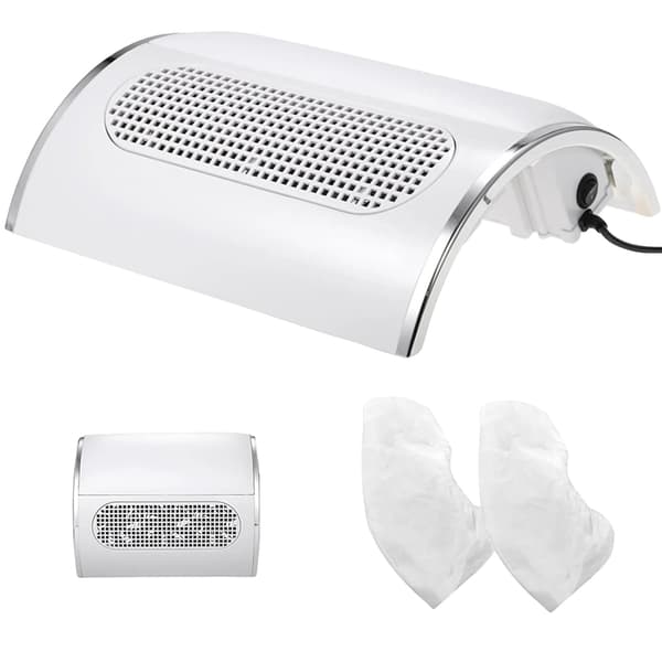 Nageldammsugare, kraftfulla fläktar, ergonomisk design,VIT