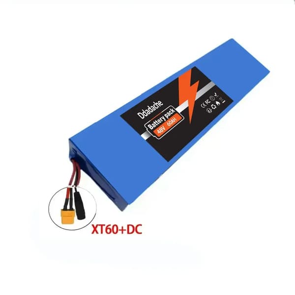 Batteripack, 48V, 60Ah kapacitet,XT60-DC, 48V-e