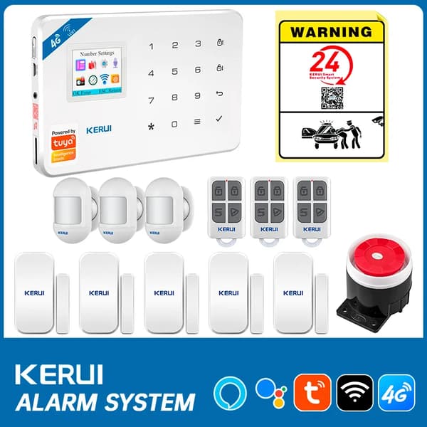 Alarm System, Smart Control, Multi-Zone Beskyttelse,Alarm Kit 2, EU Stik-a