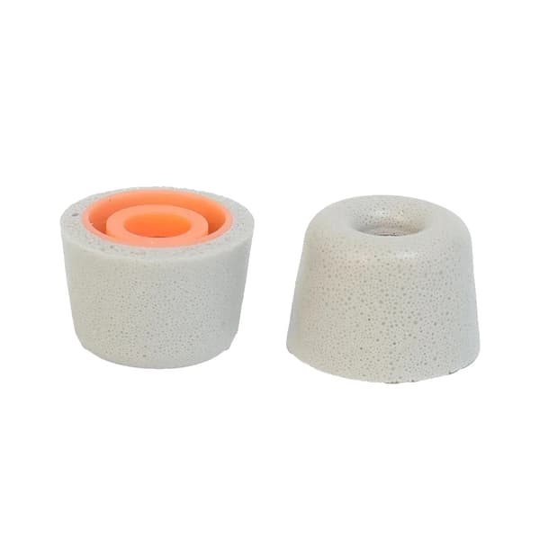 Öronkuddar, Mjuk Minnesskum, Antigliddesign,3Par(6PCS)-a, Grå S