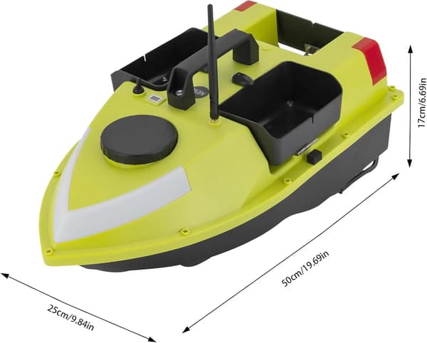 Bait Boat, 1,8 m/s Hastighet, GPS Navigation,grön