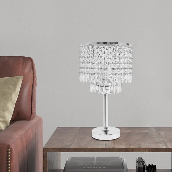 Bordslampa, Elegant Design, Mångsidig Kompatibilitet,Silver