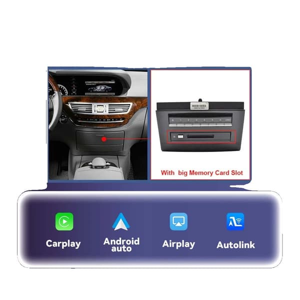 Trådlöst multimedia-gränssnitt, Trådlös CarPlay, Android Auto,För Benz NTG3.0
