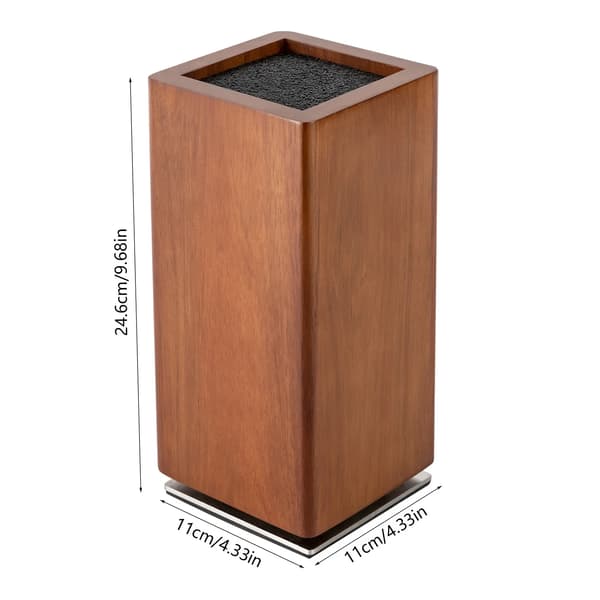 Knivhållare, Magnetisk Design, 360° Rotation,Brun