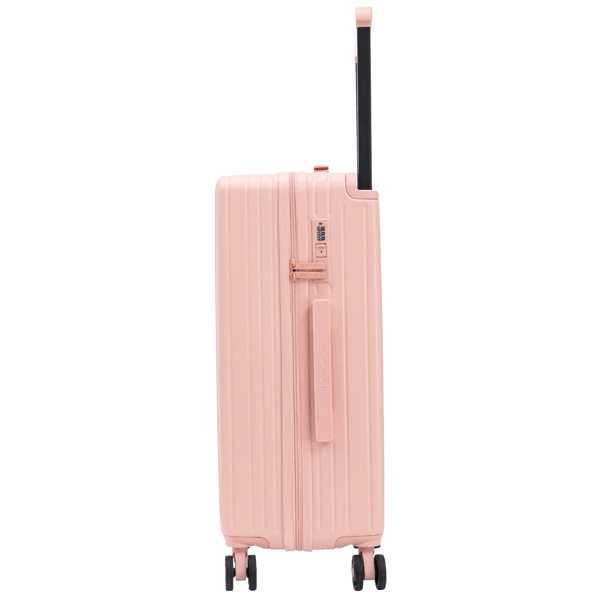 Rejsetaske Sæt, Holdbart ABS Materiale, Sikker Låsemekanisme,Pink