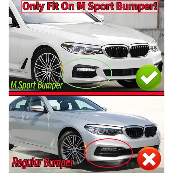 Bumper Lip, Nem Installation, Forbedret Æstetik,sort