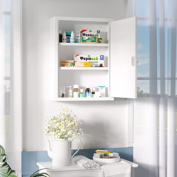 Medicinskåp, Stålkonstruktion, Säkert låssystem, VIT
