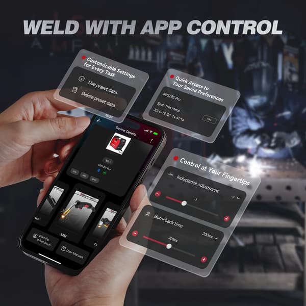 Svetsmaskin, 6-i-1 Mångsidiga Läge, APP Kontroll,0