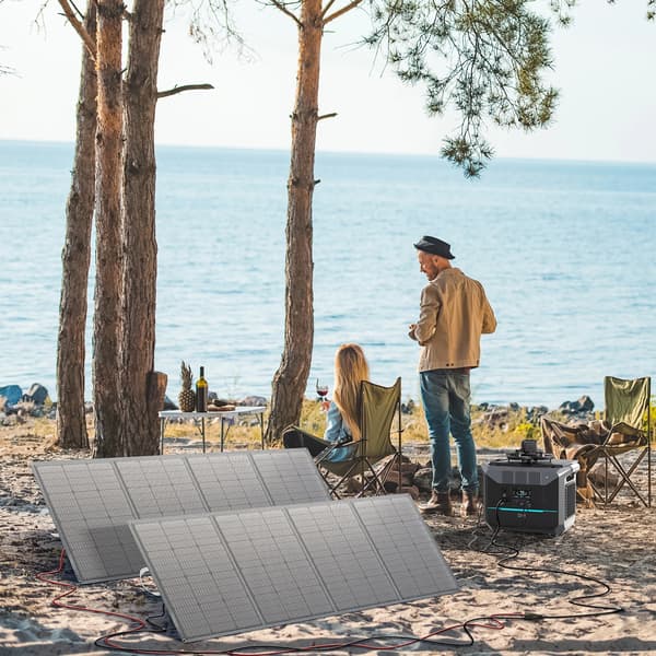 Solpanel, Høj Effektivitet, Vandtæt & Foldbart Design,300W