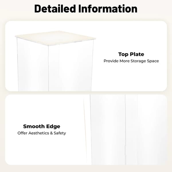 Akrylställ, Modern Design, Hållbart Material,Klar