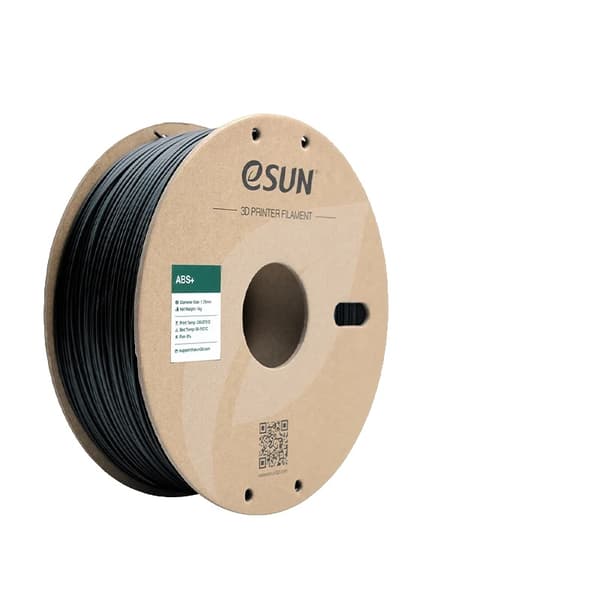 3D-printer filament, ABS-materiale, sammenfiltret design,Sort